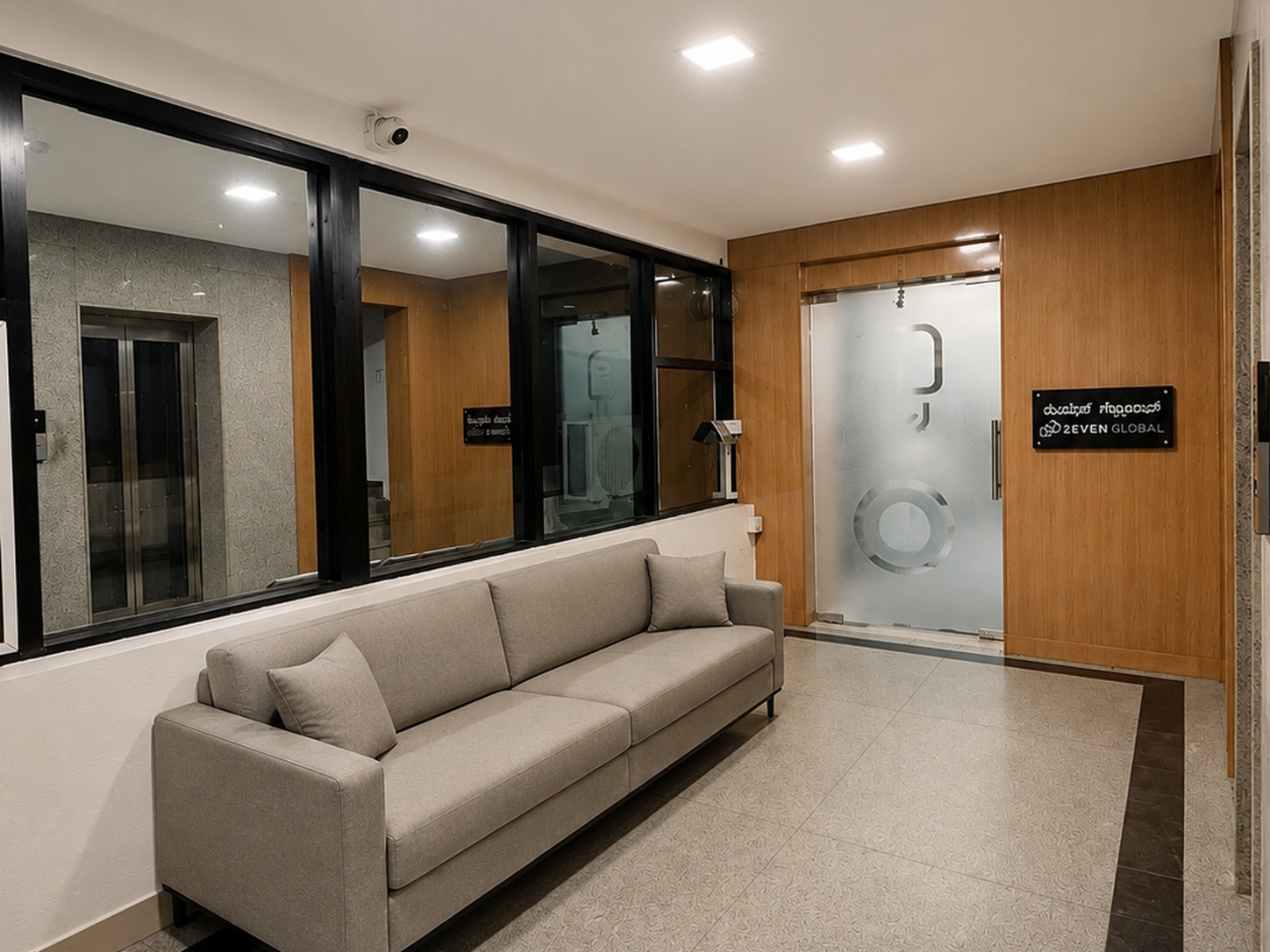 Reception & Management Area - Zeven Global Bengaluru Delivery Centre